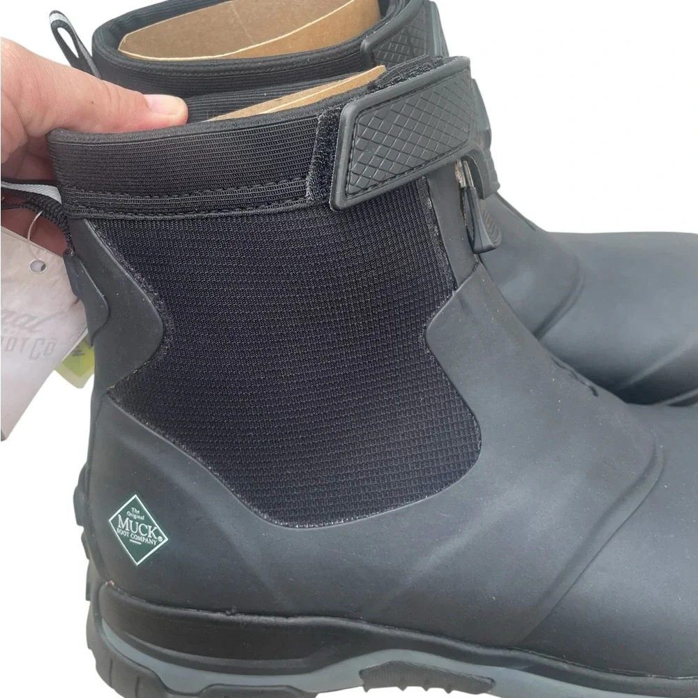 Muck Boot Company‎ Apex Mid Zip Ankle Boot, Size 13, Black, NWT